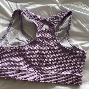 Booty by brabants croco light purple sports bra